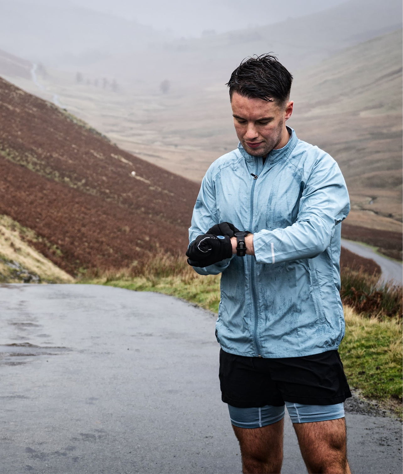 Water-Resistant Running Jacket (Zip Pockets)