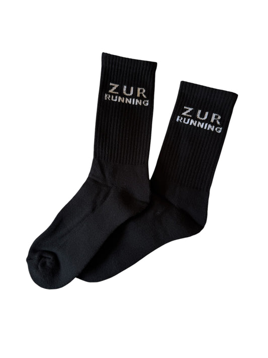Black Running Sock